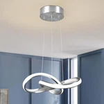 Modern Led Ring Pendant Light Chandelier Contemporary Nickel Ceiling Fixture. Fixed Price $96.95.