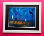 Alexander Dulac Hand Signed Print My Van Gogh Night Lights Ltd.ed. Of 75 Coa. Fixed Price $149.00.