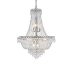 Elegant Lighting Century 24" 12 Royal Crystal Chandelier. Fixed Price $880.00.