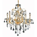 Elegant Lighting V2015D24G/RC St. Francis Mini Chandelier Gold. Fixed Price $392.00.