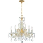Crystorama 4476-GD-CL-S Maria Theresa Chandelier Gold. Fixed Price $1638.42.