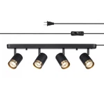 Dale Black Brass 4 Track Fixture Minimalist Design Plug Lighting. Fixed Price $104.79.