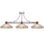 Ram Gameroom Produts 56" Billiard Light Fixture Cosmopolitan 3 And Bars... Fixed Price $350.43.