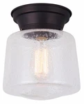 Used Canarm IFM623A08ORB Mill 1 Light Flush MOUNT-9.25 Inches Tall And. Fixed Price $73.10.