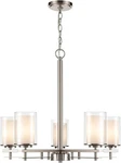 Millennium Lighting Huderson 5-LIGHT 26 Brushed Nickel Chandelier 5515-BN. Fixed Price $270.00.