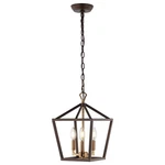 Jonathan JYL7601D Pagoda 10" 3-LIGHT Iron Classic Modern Lantern Bohemian. Fixed Price $98.21.