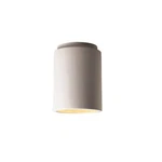 Justice Design Radiance Cylinder Flush-mount, Bisque, Incan.. Fixed Price $120.96.