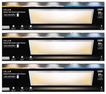 Flat Panel Led Fixture 47.25" 12" 0.9" Customizable Color Temp, Feit 3-PACK. Fixed Price $199.99.