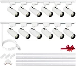 Dimmable 25W Led Track Lighting System With 13FT Rails And Spotlight Fixture. Fixed Price $238.99.