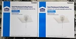 Project Source 1-LIGHT White Led Semi-flush Mount 2 Pack. Fixed Price $36.78.