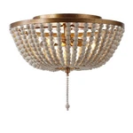 Jonathan JYL9019A Allison 15" Wood Beaded/metal Led Flush Mount, Contempora.... Fixed Price $114.10.