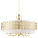 Livex Lighting 49867 Calinda 30"W Drum Chandelier - Gold. Fixed Price $1599.96.