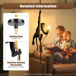 Vintage Monkey Hanging Ceiling Lamp Eco-friendly Resin Pendant Light Creative Us. Fixed Price $75.22.