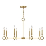 Savoy House Noah Light Chandelier, Gold Armory 1-6847-8-93. Fixed Price $1206.00.