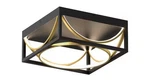 Artika Luxury 13 In. 1-LIGHT Modern Black And Gold Integrated Led Flush Mount. Fixed Price $45.00.