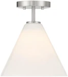 Savoy House 7-4011-1 Blair 10"W Led Semi-flush Ceiling Fixture / Nickel. Fixed Price $168.00.