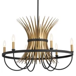 Kichler 52458 Baile 6 Light 29"W Taper Candle Chandelier - Black. Fixed Price $924.99.