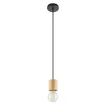 Eglo 99078A Turialdo Pendant 1-LIGHT 60 Watts, Black/natural Wood. Fixed Price $39.99.