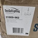 Sea Gull Lighting Holman Five Candelabra Chandelier Brushed Nickel New. Fixed Price $99.99.