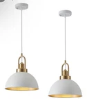 Febeleven White Farmhouse Pendant Light, Adjustable Height Set 2. Fixed Price $47.99.