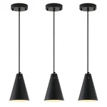 Dijiahua Black Pendant Lights 3 Pack For Kitchen Island,small Modern Industri.... Fixed Price $69.82.