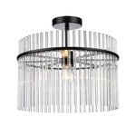 Artcraft Lighting AC12081 Ava 16"W Semi-flush Drum Ceiling Black. Fixed Price $285.95.
