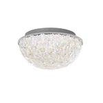 Home Decorators Ellis Place Chrome Led Round Flush Mount, Ceiling Light. Fixed Price $78.99.