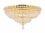 Crystal Kitchen Flush Mount Bathroom Bedroom Gold Ceiling 12 Light Fixture 24". Fixed Price $761.10.