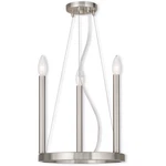 Livex Lighting 40243-91 Alpine Mini Chandelier Brushed Nickel. Fixed Price $34.99.