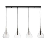 Artcraft Lighting AC11164 Conic 47"W Linear Pendant - Black. Fixed Price $918.05.