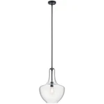 Kichler Everly Transitional 1-LIGHT 13.75" Wide Pendant Glass Black (42046OZ). Fixed Price $185.63.