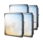 Led Canopy Lights 4PACK, 40/60/80/100W Selectable, 15000LM 5000K Square .... Fixed Price $243.68.