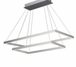 Chandelier Modern Light - Vonn VMC31710 Atria Duo 29"W Led Silver. Fixed Price $350.00.