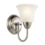 Kichler 45881NI - Nicholson Light 10" Tall Wall Sconce Brushed Nickel. Fixed Price $45.99.