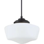 Generation Lighting Academy Medium 11.5X 9.75 1-LIGHT Heirloom Bronze Pendant. Fixed Price $144.10.