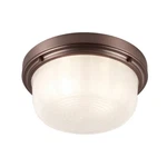 Feiss FM381CLT 2-BULB Flushmount Ceiling Light, 13" Diameter, Chocolate Finish. Fixed Price $19.99.
