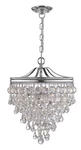 Crystorama 130-CH Calypso 3-LIGHT Pendant In Polished Chrome. Fixed Price $550.00.