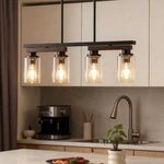 4-LIGHT Kitchen Island Lighting & Farmhouse Dining Room Fixtures Over T.... Fixed Price $180.24.