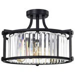 Nuvo 60-5773 Krys Light 18" Ceiling Semi Flush Mount Fixture Aged Bronze. Fixed Price $312.99.