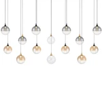 Eurofase Lighting 48938 Iissa 72"W Linear Chandelier Gold-black / Mixed. Fixed Price $3245.00.