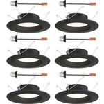 Led Recessed Ceiling Lights Pack 5"/6" Retrofit Trim With E26 Socket Adaptor. Fixed Price $51.31.