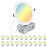 Elaruslux 20 Pack 7 Inch 3CCT Ultra-thin Led Recessed Light With Junction Box.... Fixed Price $279.06.