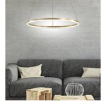 Lightinthebox Modern Led Gold Ring Chandelier, 31.5" Halo Pendant Fixture. Fixed Price $87.94.