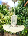Antique Art Nouveau Hanging Chandelier Ceiling Fixture W/glass Shade Rewired. Fixed Price $350.00.