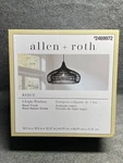 Allen + Roth Reece Black Traditional Bell Hanging Pendant Light. Fixed Price $55.98.