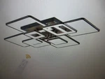 Oukaning 39.4 In. Modern Black Square Flush Mount Integrated Led Ceiling Light. Fixed Price $89.96.