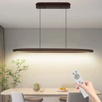 39'' Pendant Light Walnut Wood Ceiling Chandelier Kitchen Dining Room Fixture Ul. Fixed Price $107.99.