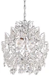 Minka Lavery 3150-77 Crystal Mini 3-LIGHT Chandelier Pendant With Chrome Finish. Fixed Price $346.54.