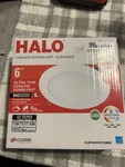 Halo Ultra Thin Canless Led Recessed Lighting Dimmable White HLBPH6099FS1EMWR. Fixed Price $18.00.