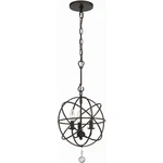 Crystorama 9225-EB Solaris Mini Chandelier English Bronze. Fixed Price $158.40.